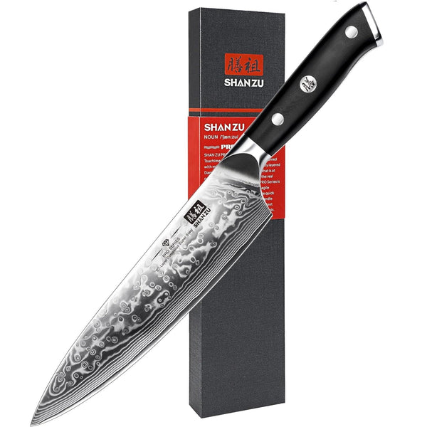 Damascus Chef Knife 8 Inch Japanese Steel 67 Layers Kitchen - Efab Shop