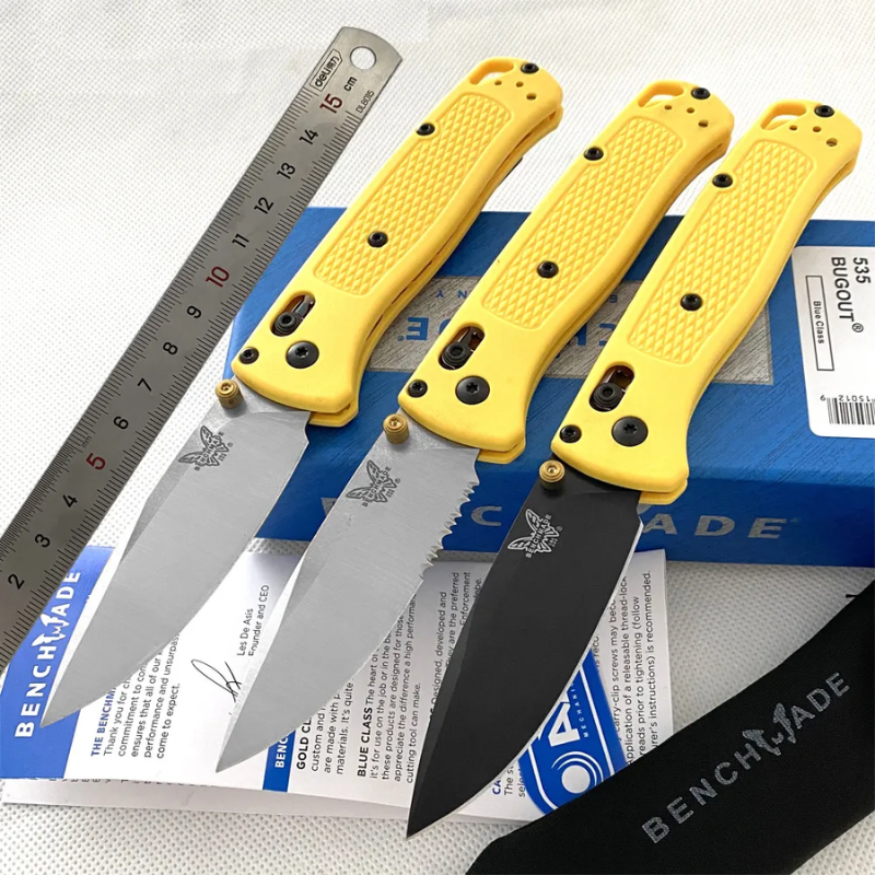 Benchmade 535/535s Art Knife Yellow - Efab Shop