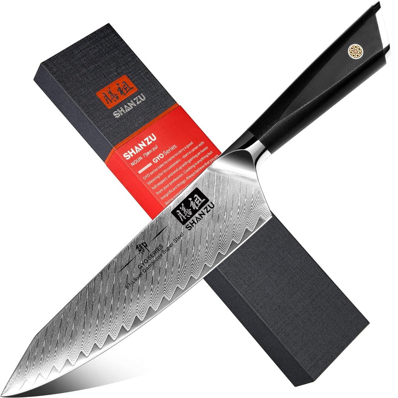 Chef Knife Damascus Steel High Carbon for cooking - Efab Shop