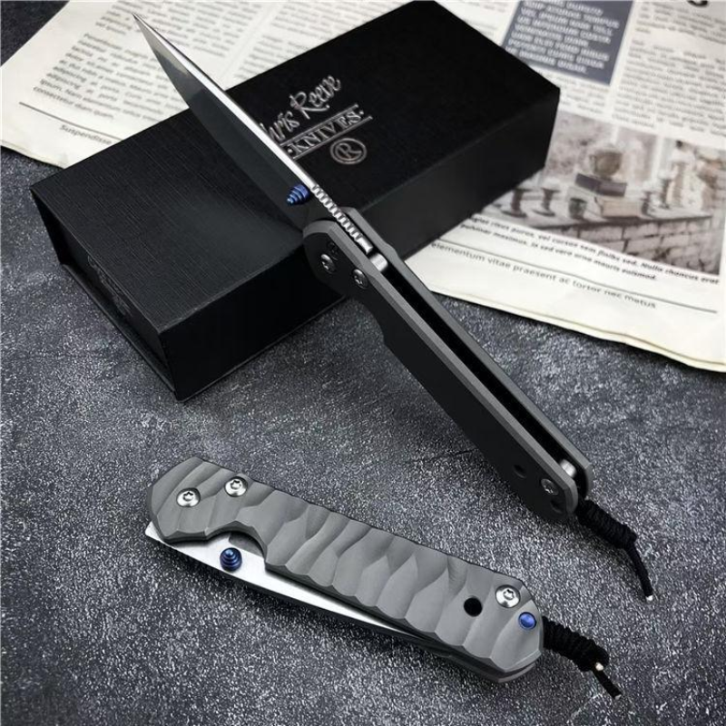 Chris Reeve Tactical Folding knife D2 blade TC4 titanium