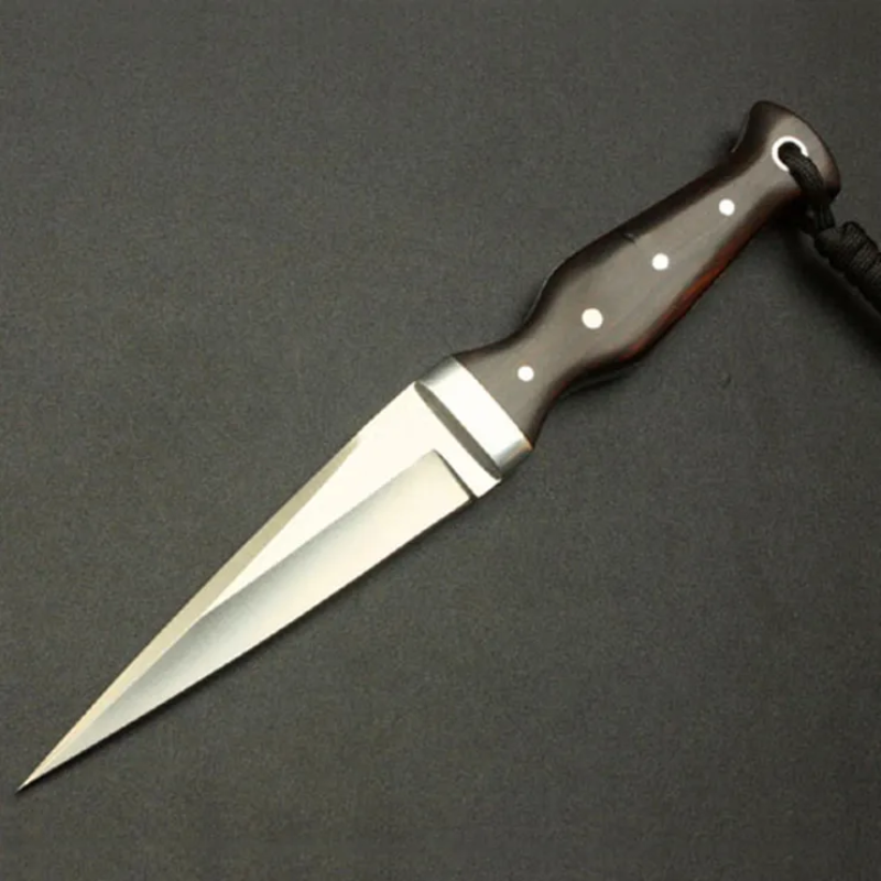 Fixed blade knife aus10a 60hrc satin blade For Hunting -  Efab Shop