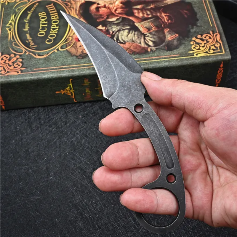 Karambit Knife Steel Handle Fixed Blade For Hunting -  Efab Shop