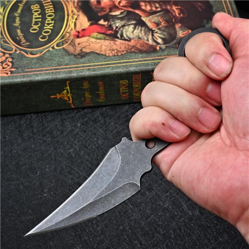 Karambit Knife Steel Handle Fixed Blade For Hunting -  Efab Shop