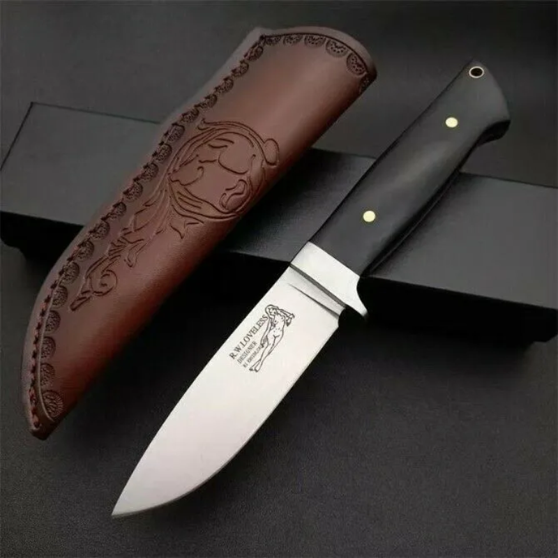 Knife Wood Handle Full Tang For Hunting - Efab Shop