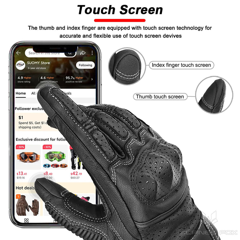 Vintage Leather Hunting Gloves  - Efab Shop™